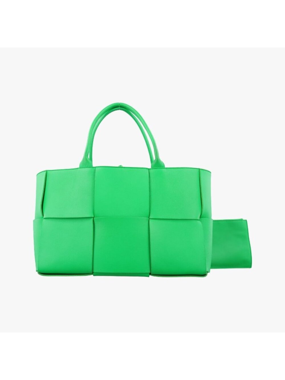 Bottega Veneta Medium the Arco Tote Bag Green Lambskin